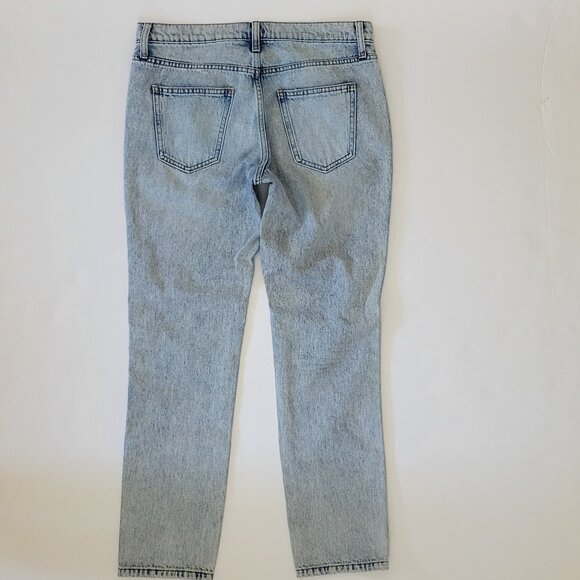 Current Elliott Zig Zag Fling Relaxed boyfriend Studs Jean, Light Blue - Picture 5 of 10